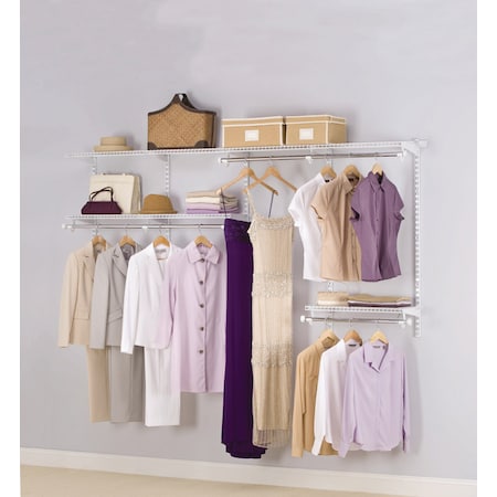 Rubbermaid Rubbermaid 49.2 in. H X 13.25 in. W X 2.6 in. L Steel Closet Kit 2060344